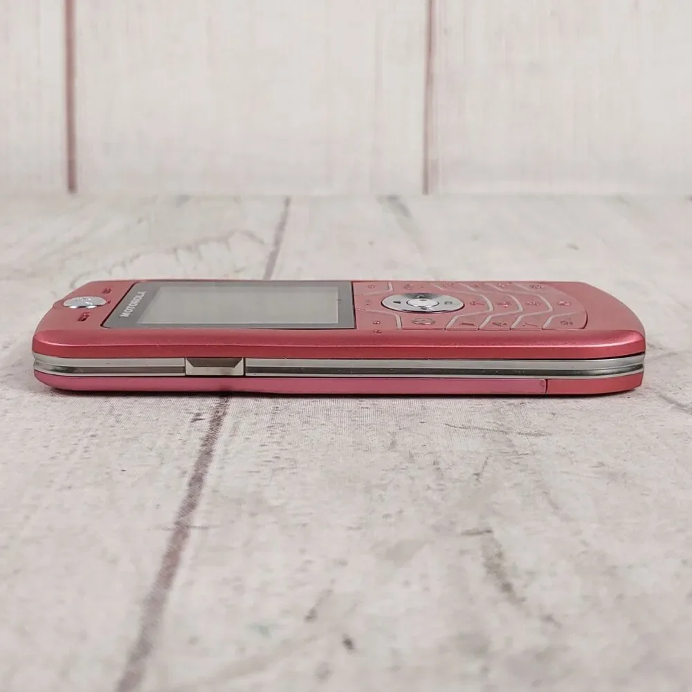 Motorola SLVR L6 UNLOCKED Pink - Cell Phone - TESTED WORKING - Y2K No Battery